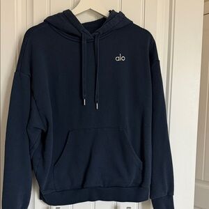 ALO Yoga Women’s Dark Blue Hoodie